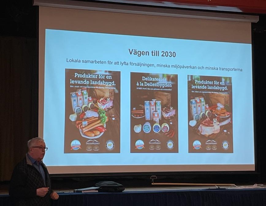 Leif Björklund presenterar Dellenmejeriets visioner